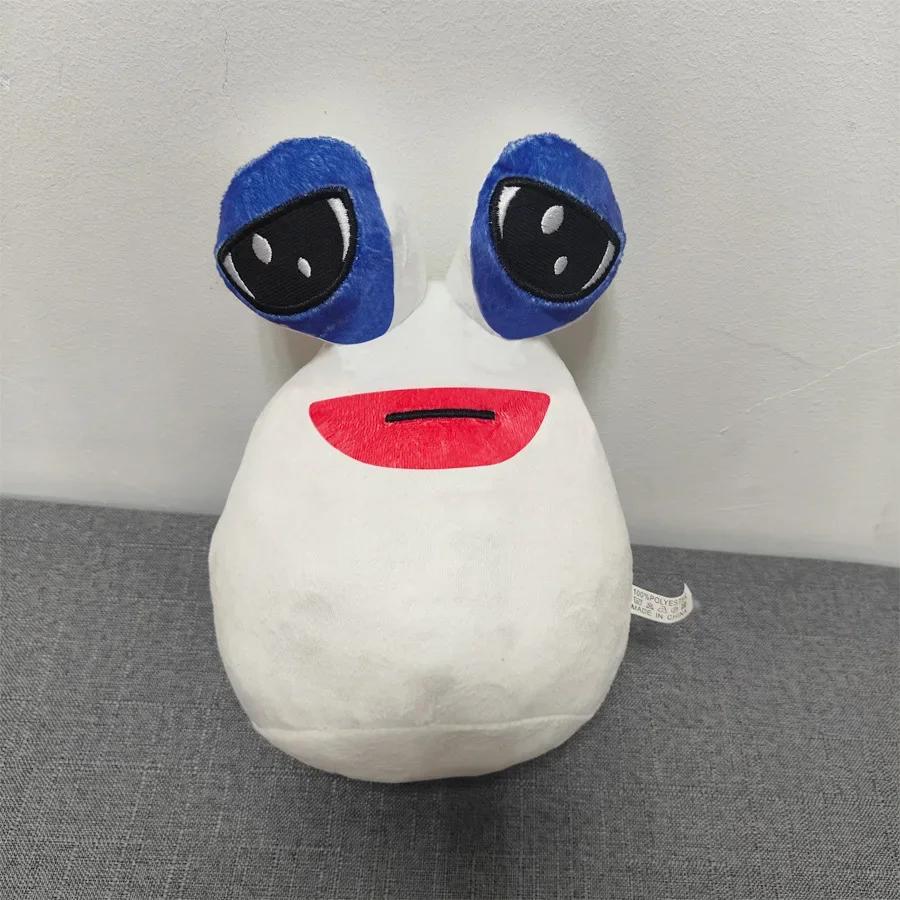 8,6 palce/22 cm Pou Mimozemšťan Plyšák Růžová Usmívající se Tvář Plyšová Hračka Furdiburb Emoce Mimozemšťan Velké Oči Plyšák Plyšové Zvířátko Panenka Pou