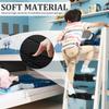 4PCS/Set Bunk Bed Ladder Pad with 8 Adjustable Straps Comfort Bunk Bed Ladder Cover with Nonslip Dots On the Bottom for Climbing