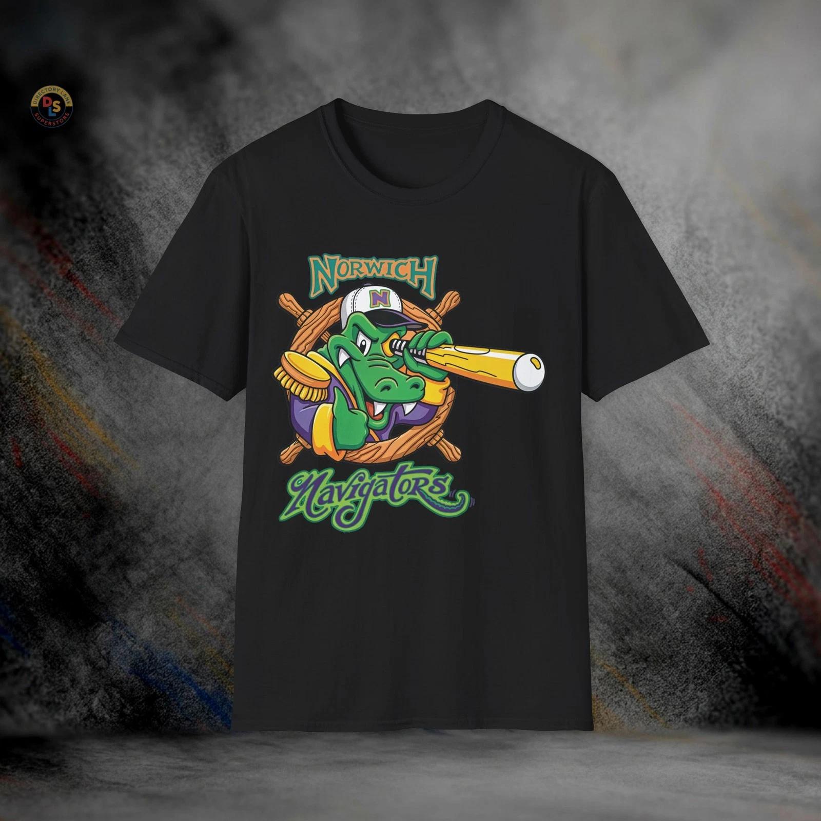 Norwich Navigators Defunct Minor League Baseball Team T-Shirt | Softstyle Tee XXL