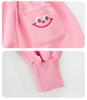 Girls' Little Monster Print Sweatshirt & Sweatpants Set - Spring/Autumn Casual Two-Piece Outfit