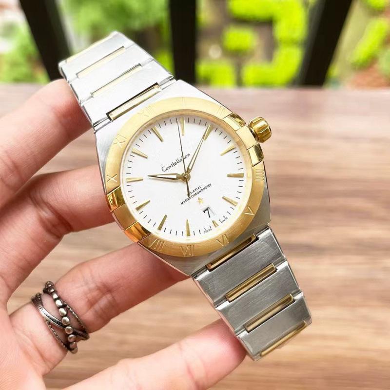 

Oumeijia 5th Gen Constellation Series Men s Luxury Automatic Mechanical Watch with Steel Band and Star Emblem