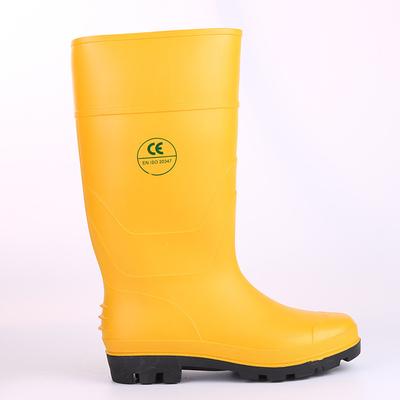 Rain Boots High Top High Tube Rain Shoes PVC Bag Head Is Not Easy To Slip Rain Boots Tunnel Construction Rain Shoes