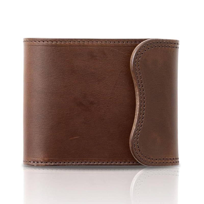 

wallet men s genuine leather bifold wallet made in Japan chrome excel vintage With coin purse wallet male ARTBROWN
