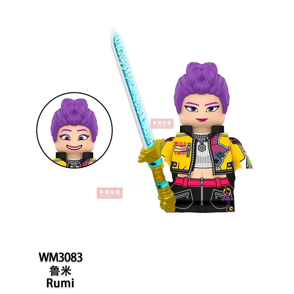 New Kpop Demon Hunters Mini Action Figure Building Blocks Toy Peripherals Desk Decoration Collection Figures Model Toy For Kid