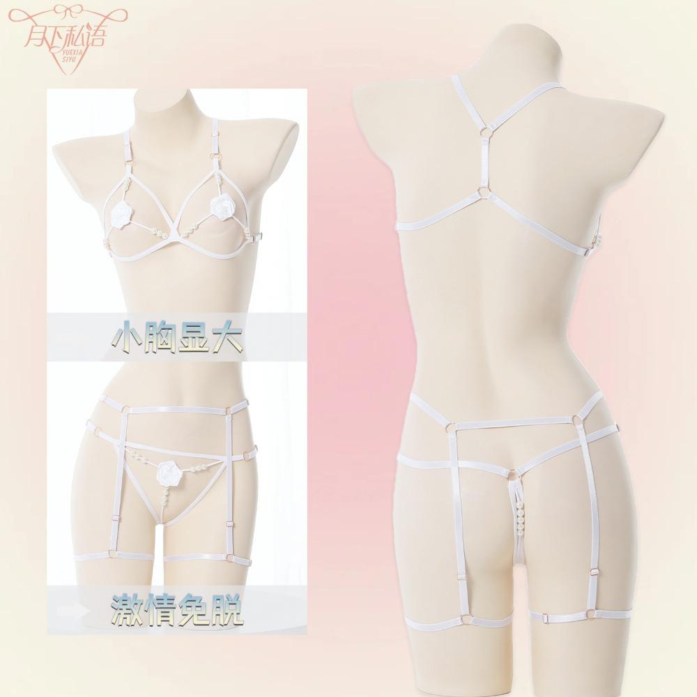 Whispering Under The Moon, Charming Mini Flower Sex Set, Three-point Cute Wholesale 9308