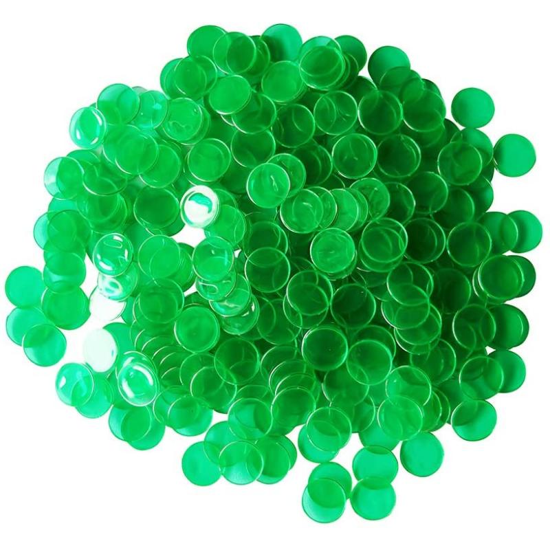 300Pcs 19Mm Count Bingo Chips Markers For Bingo Game Cards Plastic For Classroom Children And Carnival Bingo Games