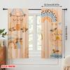 2pcs,2D plane printing Curtain Popular DreamyIcons Versatile Polyester Fabric (without rod) Gifts Use for Bedroom Living Room