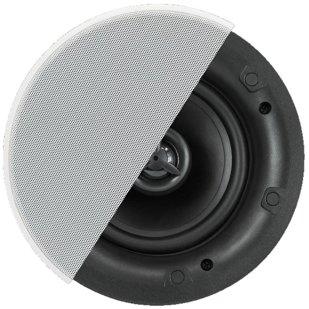 5.25" Two-Way Ceiling Speaker with Self-Suction Grille for Home Theater