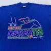 Vintage Kentucky Derby 118 Shirt T-Shirt Tee Mens XL Blue Horse Racing 1992 90s