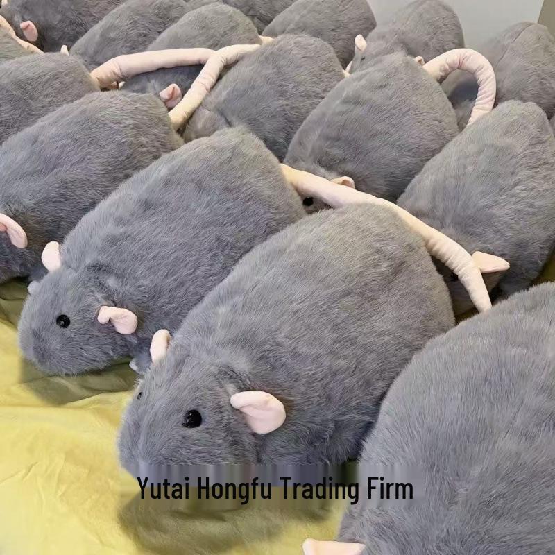 Funny Cartoon Rat Doll - Plush Toy for Birthday Pranks