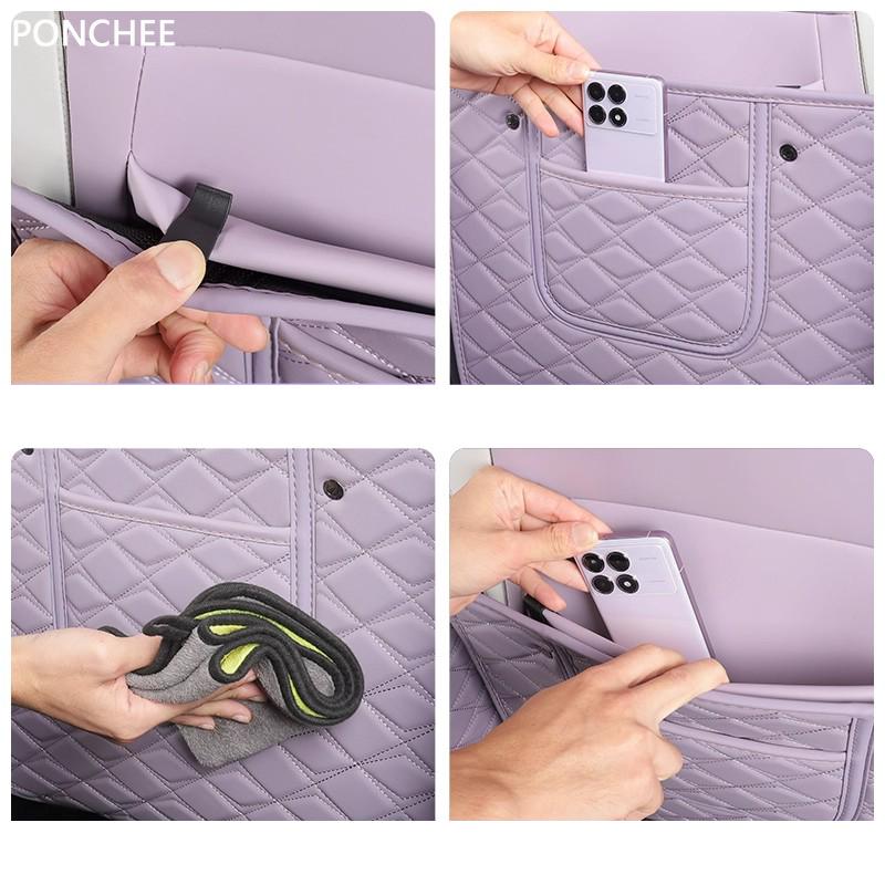 For Dongfeng Nammi 01 Nammi Box 2024-2026 Seat Anti-kick Pad Interior Rear Protection Pad Automobile Modification Supplies