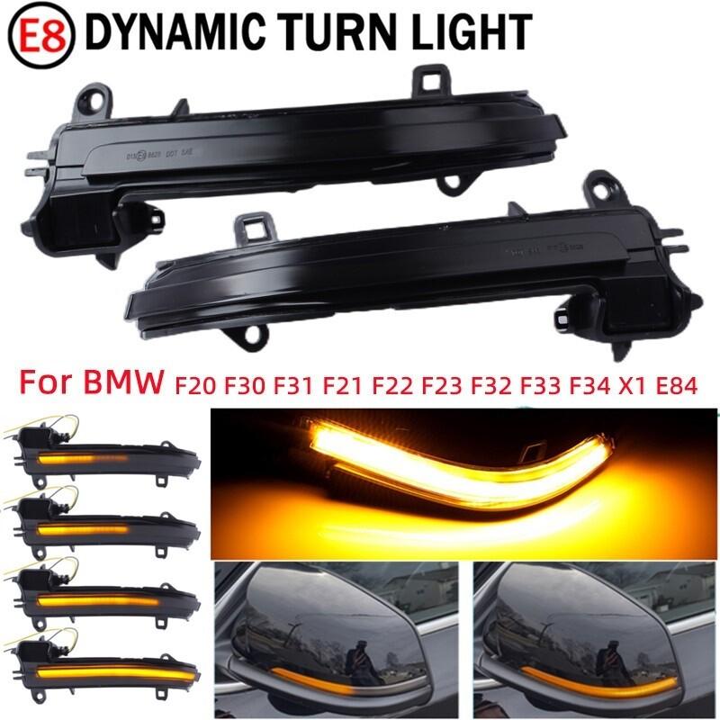 For BMW 1 2 3 4 Series F20 F30 X1 i3 Dynamic Sequential Turn Signal Mirror Light