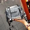 Trendy Women Letter Shoulder Bag Popular Female Handbag Holiday PU Messenger Exquisite Crossbody Bag