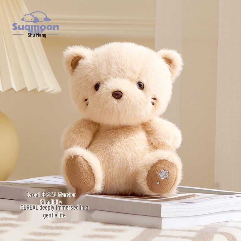 Shu Meng Mini Kitten Plush: Cute Cat Bedtime Soothing Companion In Stock