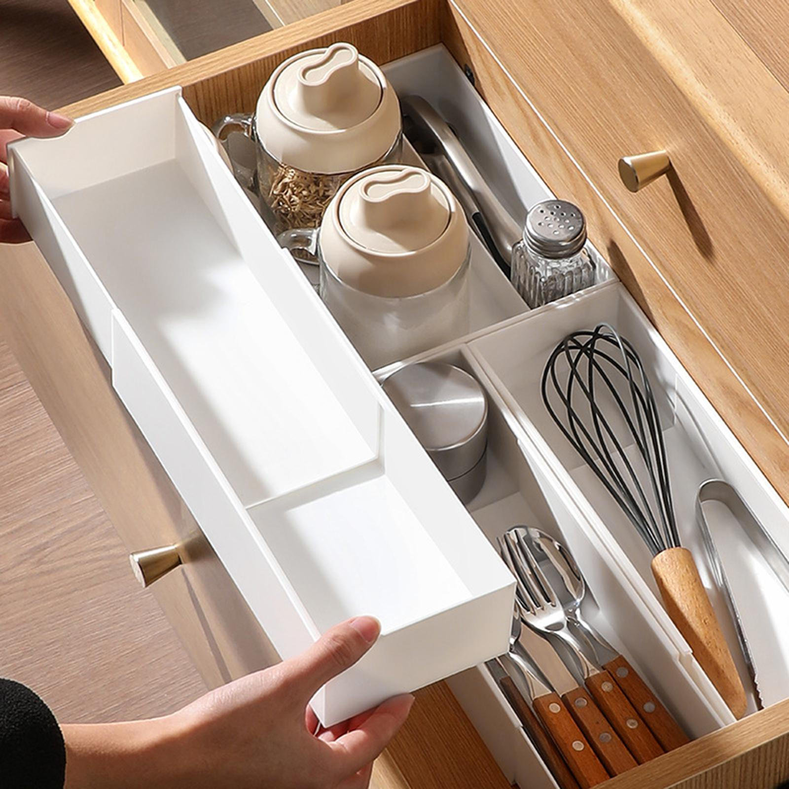 

Выдвижной ящик-органайзер, разделитель для туалетного столика 24cmx10cmx5.5cm