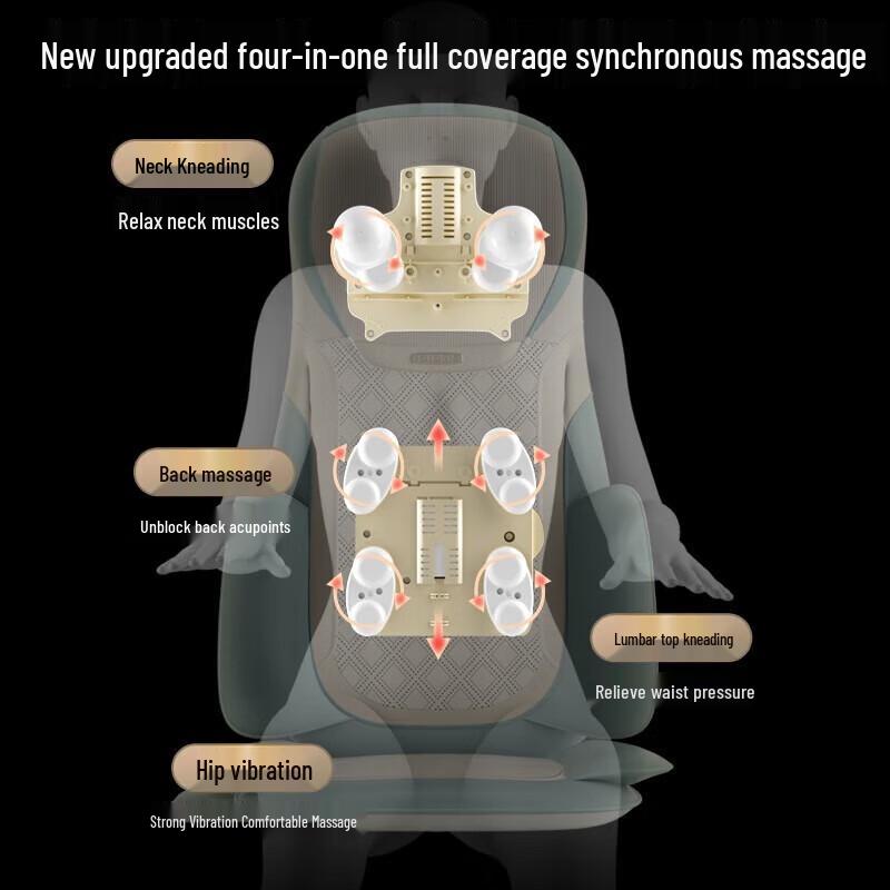 CLORIS S990 Full Body Shiatsu Massage Cushion