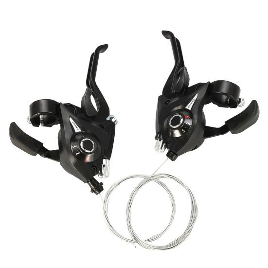 EF51-8 Thumb Shifter Trigger Handle 3x8 Speed Aluminum Alloy Ergonomic Speed Shifter for Mountain Bike