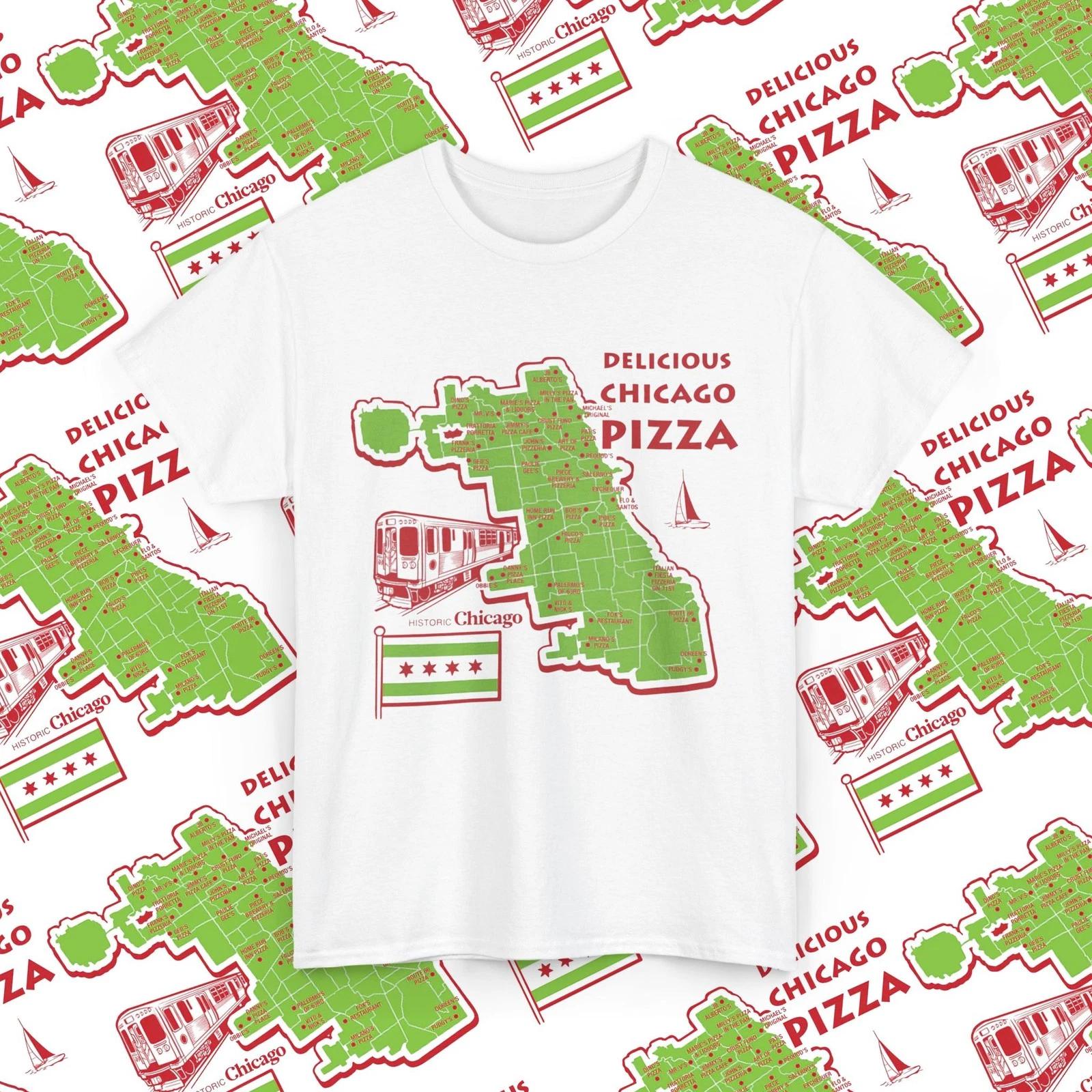 Chicago Pizza Box Shirt, Classic Chicago Pizza Box Vintage Chicago Pizza Shirt 2XL