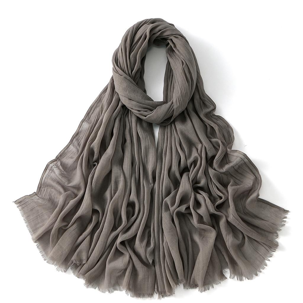 Resistant Fabric Easy To Carry Non-Slip Full Coverage Formal Muslim Hijab For Women Elegant Headscarf Full Coverage Event