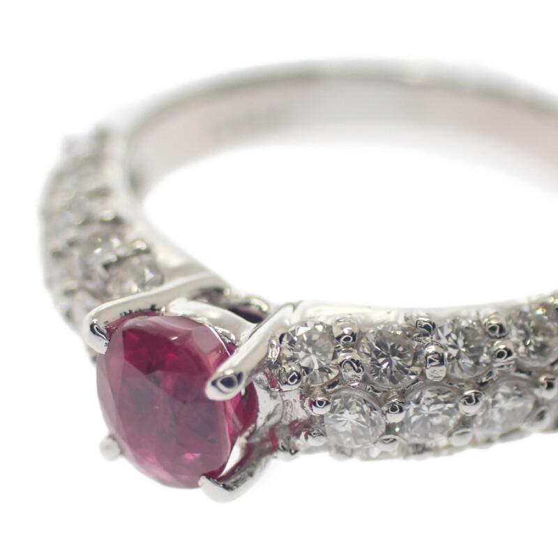 Keine Marke  #9(JP-Größe) Ring Pt900Platin Damen