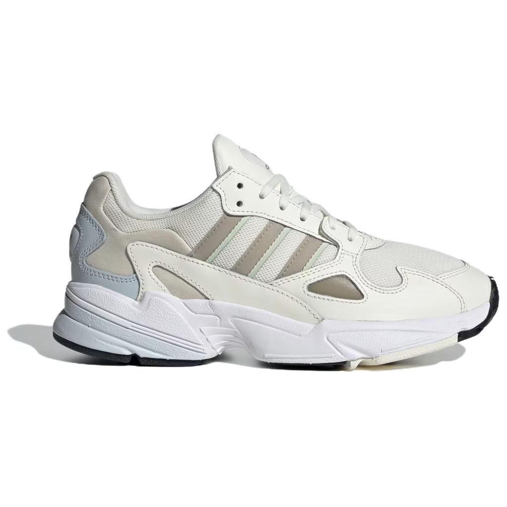 Adidas Originals Falcon Slip Resistant Abrasion Resistant Low top Running Shoes Unisex White Gray IF7056