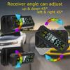 Solar-powered tire pressure monitoring system with automatic backlit LCD screen. (Automotive parts)
