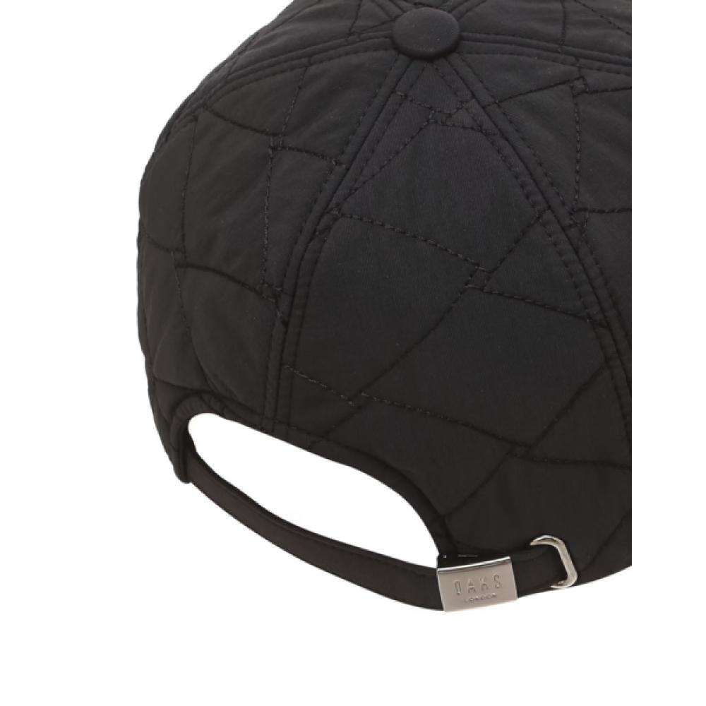 Daks Men Casual Quilted Black Cap Dche6f404bk