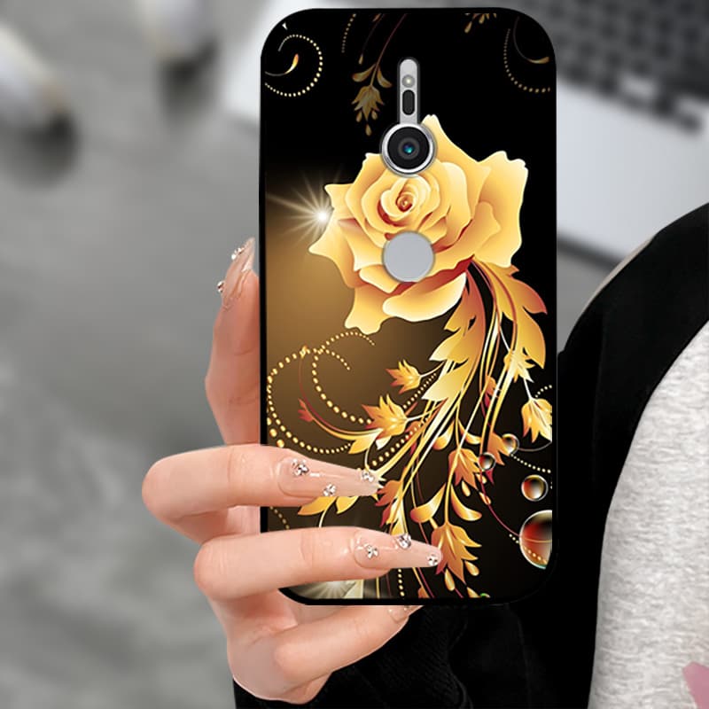 For Sony Xperia XZ2 XZ 4 2 1  Soft Silicone Black Back Shell Phone Cover For Sony XZ1 XZ2 XZ4 Funda Coque Shockproof Cases