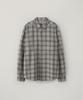 BLANKROOM Check Shirt_Haze Gray