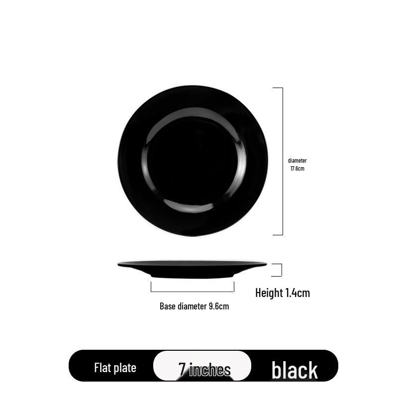 

Кольорові круглі меламінові тарілки - Імітація порцеляни Плоский посуд для закусок