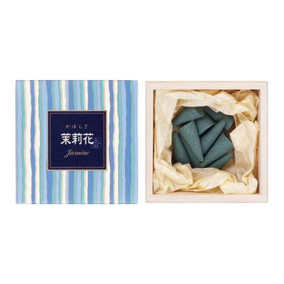 Nippon Kodo Kayuragi Marika 12 mit Räucherstäbchen einzeln 12 Stück Kegel, Stücke, Halter, Artikel, weiß, (x 1)