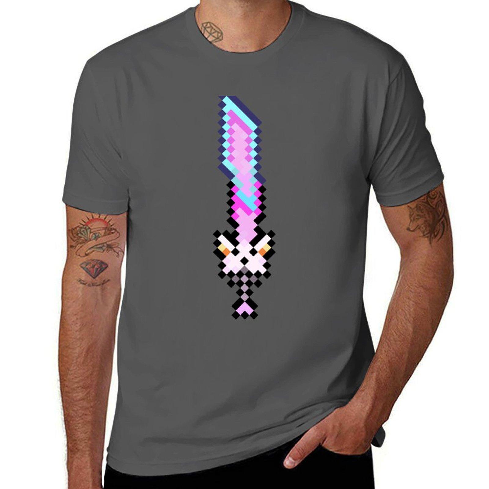 

Meowmere Terraria Sword T-Shirt t shirt custom print t shirts for man graphic tees t shirt man casual T-Shirt S