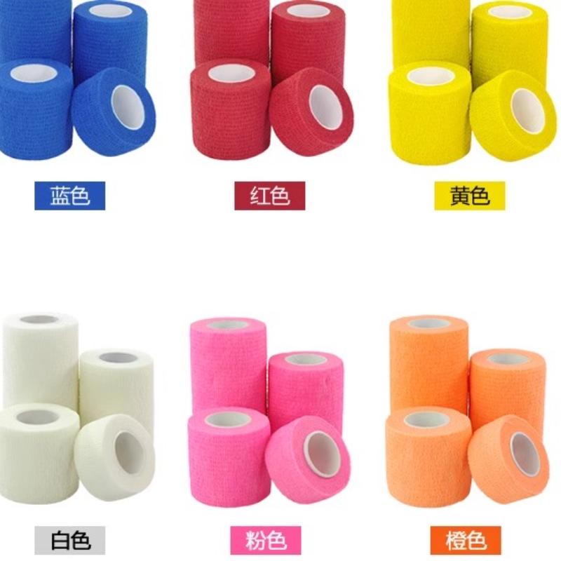 1PC Self-adhesive Elastic Bandage Elastoplast Sports Wrap Tape Sports Protector For Knee Finger Ankle Palm First Aid Kit