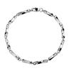 Mobius Ring Titanium Steel Bracelet Stainless Steel Men's Bracelet Twist Stick Bracelet 1111 New Couple Melon Seed Chain