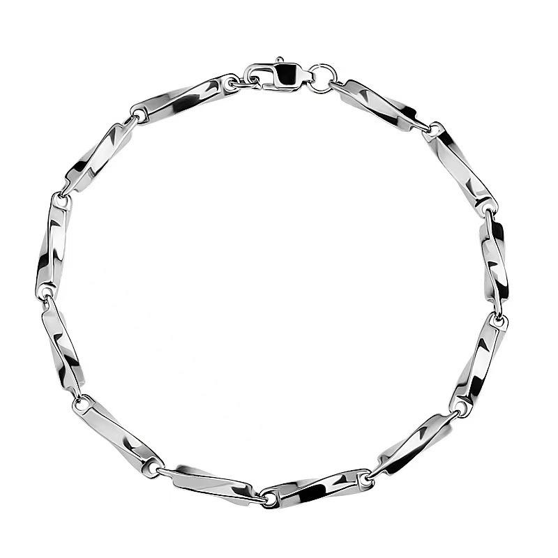 

Mobius Ring Titanium Steel Bracelet Stainless Steel Men s Bracelet Twist Stick Bracelet 1111 New Couple Melon Seed Chain