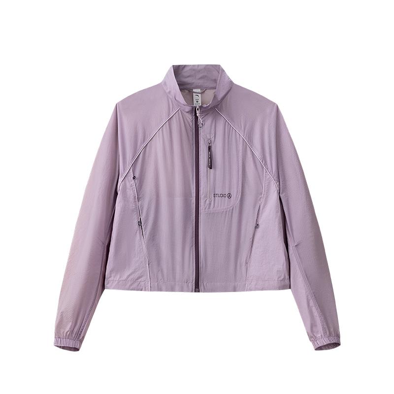 Anta Simple Fashion Casual Zipper Versatile Jacket Women jackets 162628605-2 S