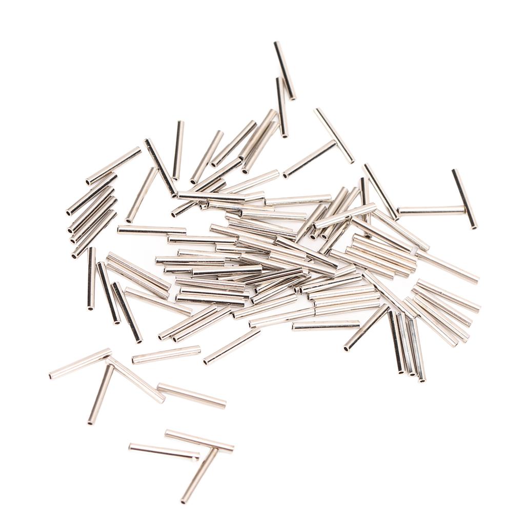 100 ks Sada krimpovacích objímek s jednou trubičkou Nerezové krimpovací konektory odolné proti korozi