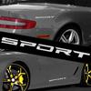 4pc SPORT Car Decal Sticker Wheels Rims Racing  DIY Stripes Decorative Stickers Emblem Car Styling Car SUV Truck Accessories