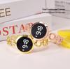 Retro LED Touchscreen Fashion Women's Steel Band Wristwatch