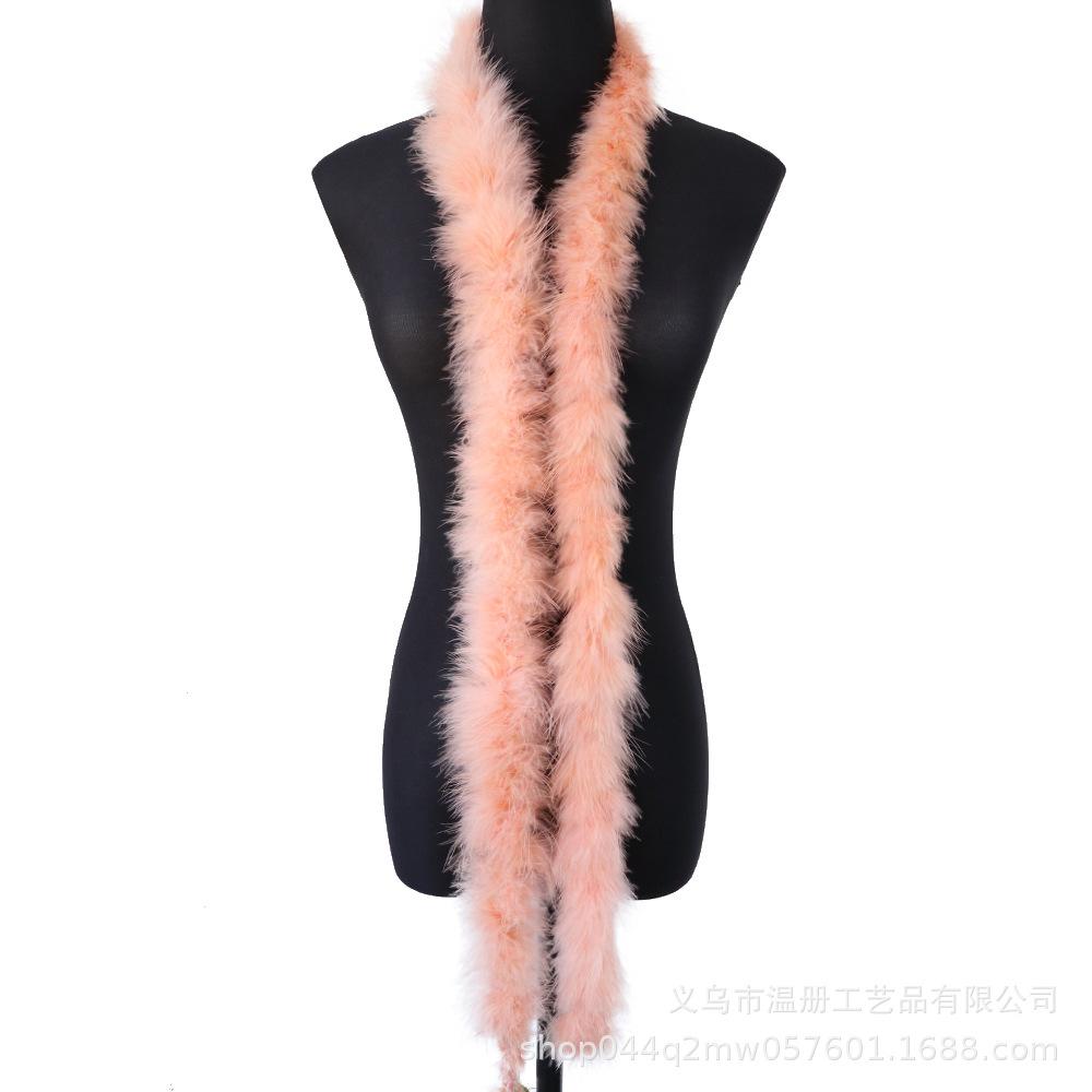 11G Flat Top Clothing Accessories Diy Material Turkey Plush Strip Scarf Crafts Accessories New