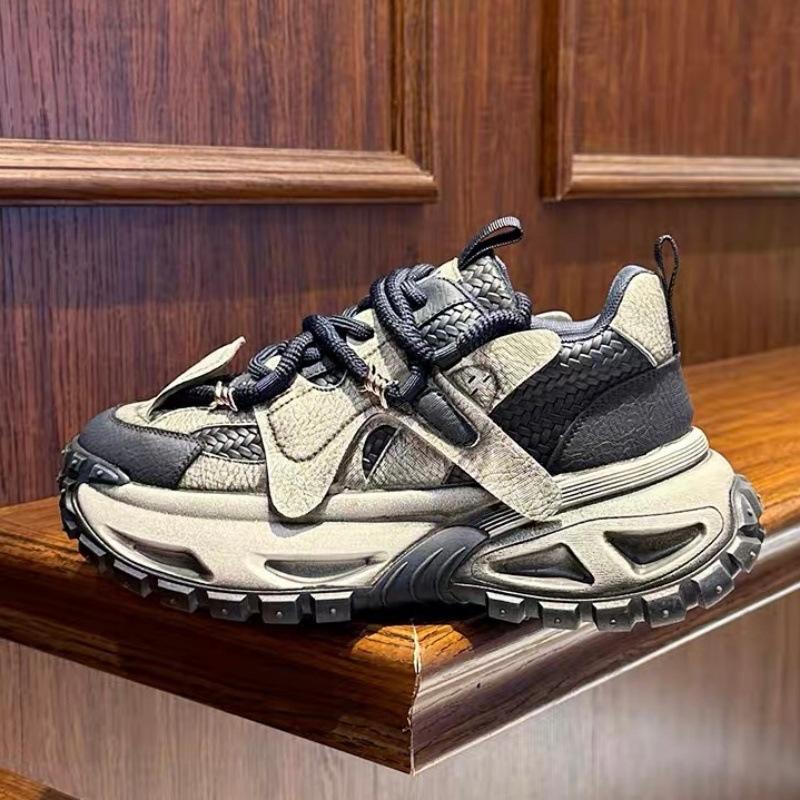 Autumn new retro old dad shoes breathable platform shoes