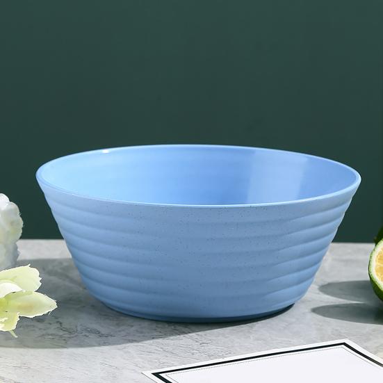 Japanese Instant Noodle Bowl Microwave Dishwasher Safe Large Capacity Stackable Unbreakable Cereal Soup Rice Bowl for Canteen