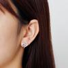 Fashion Copper Alloy Zircon Jewellery Drop Earrings For Women Wedding Party Gifts