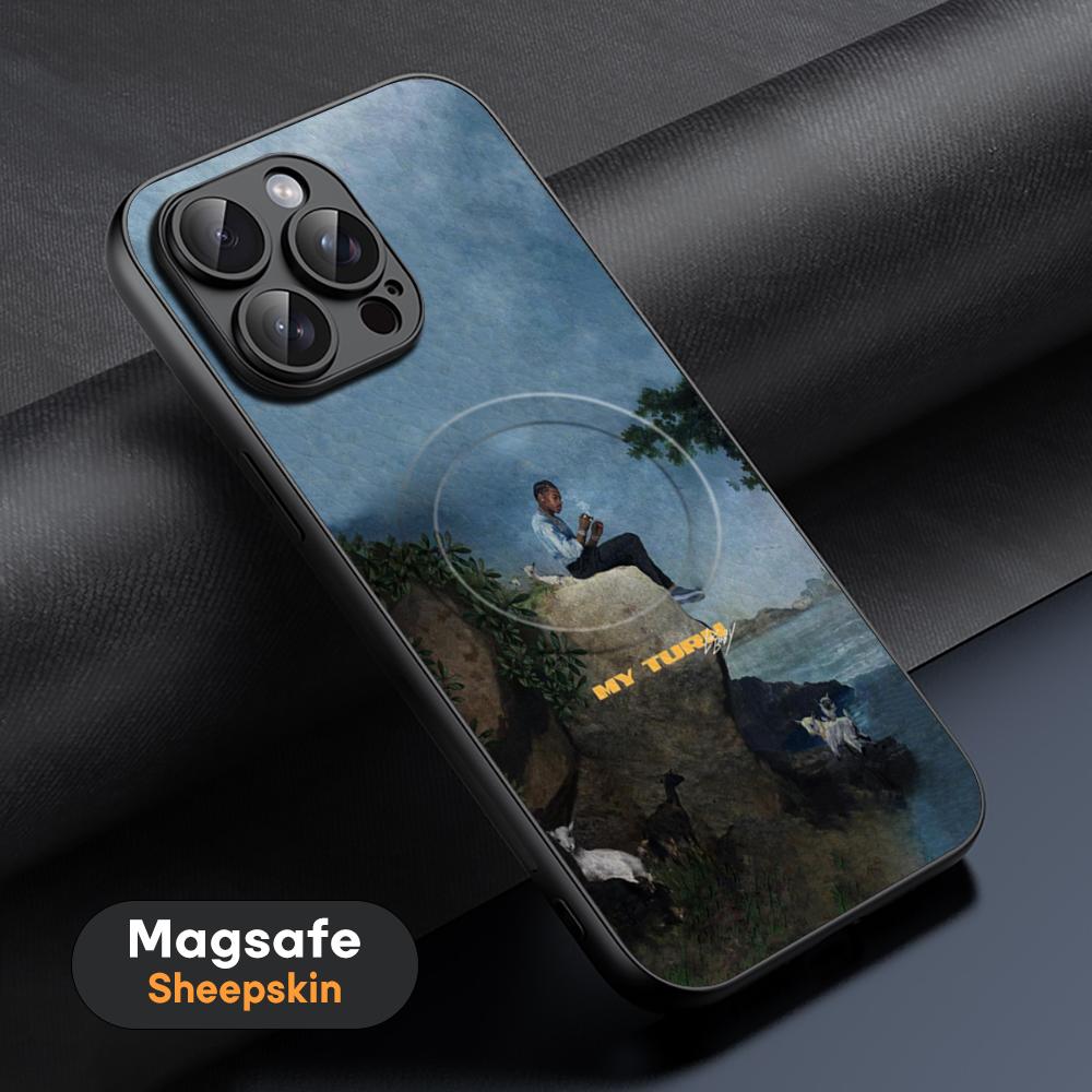 

Cool Lil Ba-by D-Dr-ip rapMan Phone Case For iPhone 17 16 15 14 13 12 11 Plus Pro Max High-end Luxury Magsafe Sheepskin iPhone 11 Pro Max