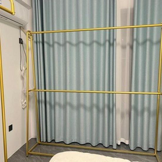 Double-Layer Floor Display Rack for Wedding Dresses