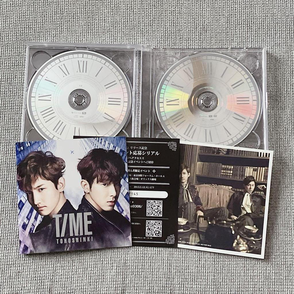 [USED] TIME Jacket B (CD+DVD) TVXQ