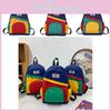 Trendy Dual Color Nylon Backpack For Kids With Breathable Fabric Stylish Design