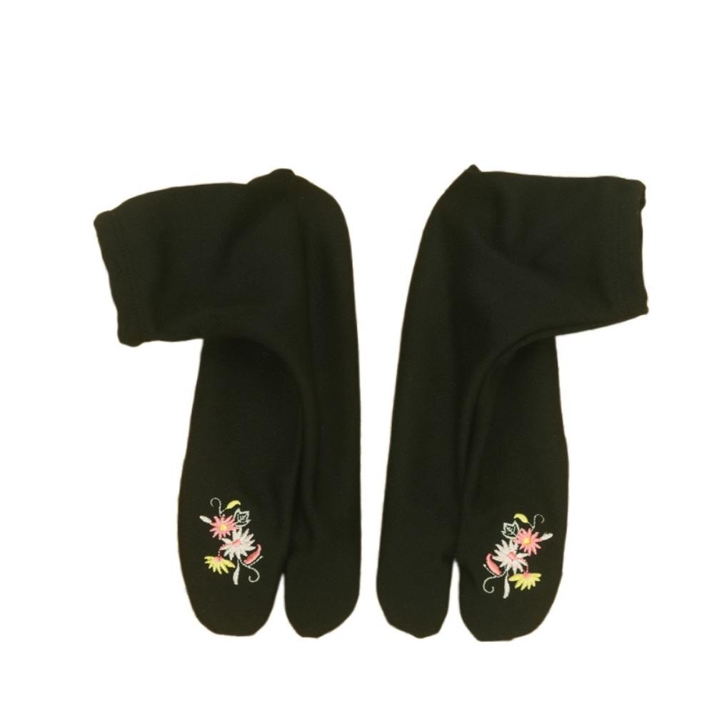 Mid-calf Toe Separator Socks Japanese Style Short Tube Socks Fashion Two Toed Socks  Flip Flops