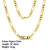 ORSA JEWELS Italian 925 Sterling Silver Diamond-Cut Figaro Chain Necklace S925 Silver Craft Men Women Neck Chains Jewelry SC34