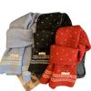 New Year's Red Fair Island Jacquard Knitted Scarf Women's Winter New Premium Thickened Warm Student Scarf Tide